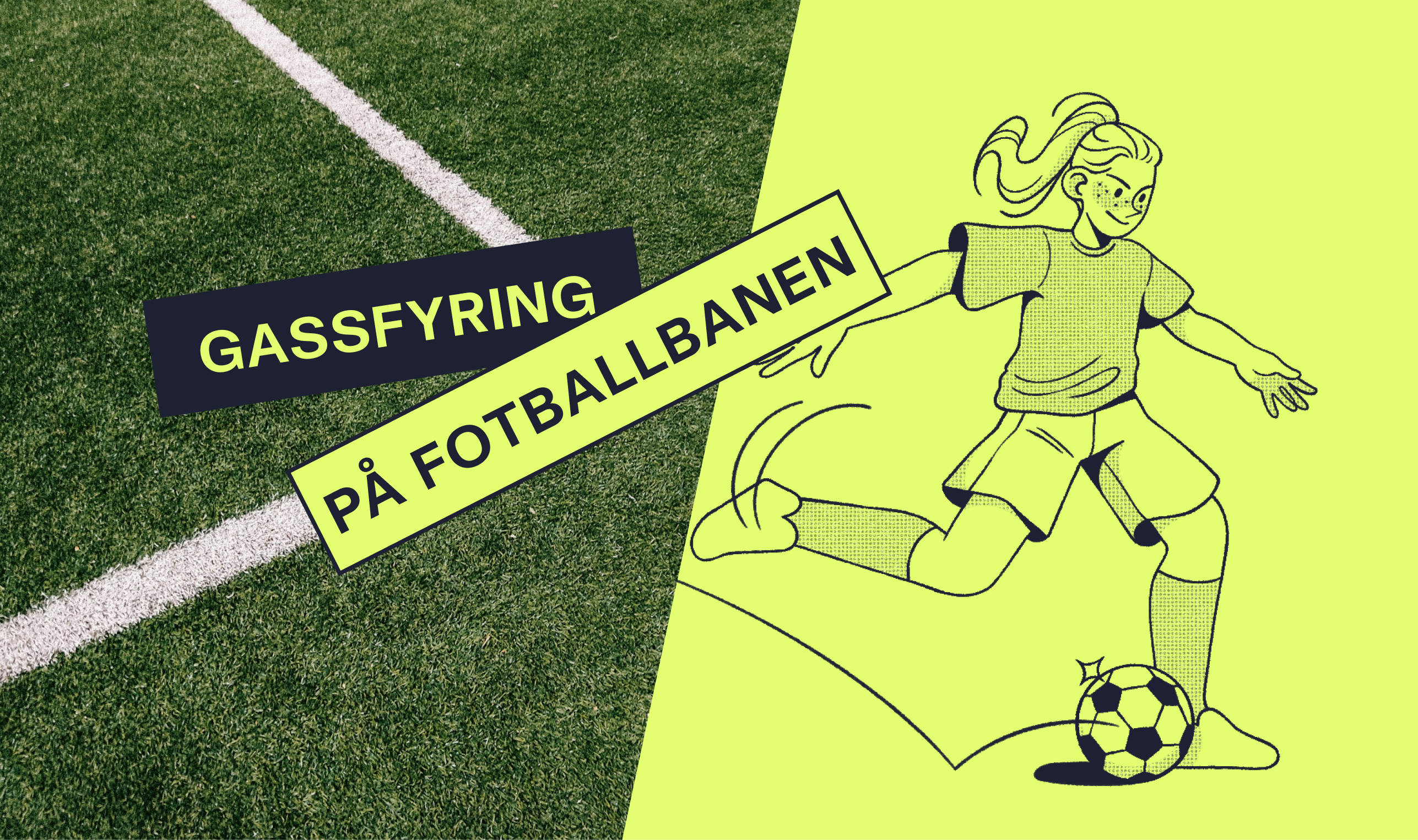 Bytt ut gassfyring på fotballbanen